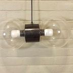 Vintage Dubbele Bol Hanglamp thumbnail 4