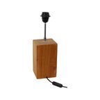 Landelijke Lamp Massief Houten Verstelbare Tafellamp thumbnail 5