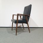 Mid-Century Fauteuil With High Backrest By German Designer Josef Hillerbrand thumbnail 8