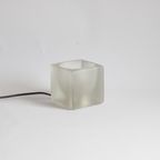Glass Cube Lamp By Peill And Putzler, Germany 1970S thumbnail 2