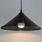 Vintage Hanglamp Met Geperforeerde Kap - Jaren 80 thumbnail 2