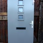 Hardhouten Achterdeur Met Dubbelglas thumbnail 7