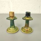 Duo Kandelaartjes In Vlaams Aardewerk thumbnail 3