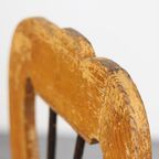 Antieke Wabi Sabi Primitieve Bergstoel thumbnail 7