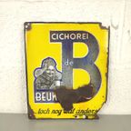 Emaille Bord Cichorei De Beukelaar 1939 thumbnail 7
