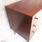 Jaren 60 Mid Century Vintage Ladekast Dressoir Wandkast thumbnail 8