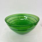 Anna Ehrner For Kosta Boda Epoque Green Stripe Bowl thumbnail 16