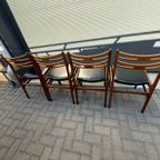 Set Van 4 Johannes Andersen Eetkamerstoelen thumbnail 9