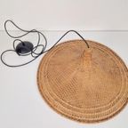 Vintage Rotan Trompet Hanglamp Bamboo Heksenhoed Japandi “60 thumbnail 9