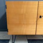 Blond Wood Low Cabinet 1970S thumbnail 7