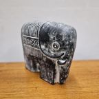 Jaren 70 Vintage Beeld Sculptuur Oliefant Terracotta Beeld thumbnail 3