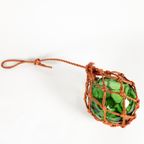 Vintage Glazen-Bol-Macramé-Hanger - 60'S thumbnail 5