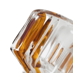 Artdeco Stijl Poederdoos Persglas Amber Transparant 1950’s thumbnail 7