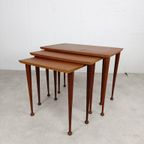 Vintage Nesting Tables Mimiset Teak thumbnail 15