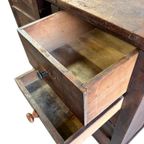 Set Van 2 Vintage Industriële Ladekasten / Nachtkastjes thumbnail 8