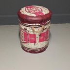 Vintage Olieton-poef thumbnail 3