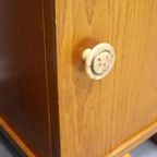 Vintage Nachtkastjes Eiken Jaren '50 thumbnail 2