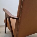 Vintage Fauteuil ‘50’60 Opnieuw Bekleed thumbnail 4