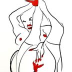Peter Diem (1945) - Liggende Vrouw thumbnail 5