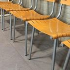 Set Van 5 Vintage Ruud Jan Kokke Stoelen Eetkamerstoelen thumbnail 6