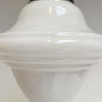 Opaalglazen Art Deco Plafondlamp Uit De 1960’S thumbnail 8