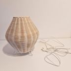 Vintage Tafellamp Rattan IKEA thumbnail 4