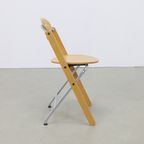4X Postmoderne Klapstoel, Ruud-Jan Kokke Kembo, 1980S thumbnail 11