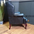 Blauwe Chesterfield Barrelback Fauteuil thumbnail 7
