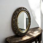 Vintage Ovalen 'gouden' Spiegel thumbnail 10