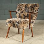 Vintage Cocktailfauteuil – Velours – Jaren 60 thumbnail 2