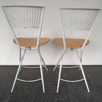2x Vintage Folding Chairs From Fly Line (set) thumbnail 4