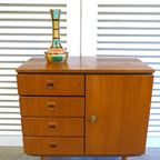 Mooie Set Van 4 Zwarte Retro Vintage Spijlen Stoelen thumbnail 19