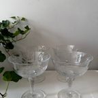 4 Kristallen Coupe Champagne Glazen thumbnail 6