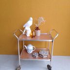 Engelse Vintage Mimiset, Miniset, Set Van 3 Bijzettafeltjes thumbnail 18