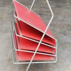 Vintage Magazine Rack Lectuurbak | Voss Germany '60 -'70 thumbnail 3