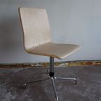Vintage Brabantia Stoel / Stool / Chair Voor Eetkamer Of Keuken In Beige Kunstleder (skai) thumbnail 18
