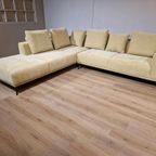 30% Korting- Nieuw - Prominent Trevi Hoekbank - Stof - Geel thumbnail 2