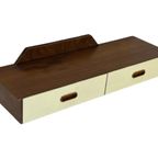 Vintage Wandkastje Wandrek Jaren 60 Teak thumbnail 2