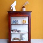 Vintage Brocante Spiegel Kast, Kastje Met Schappen thumbnail 19