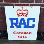 Zwaar Emaille, Geëmailleerd Bord Rac Caravan Site thumbnail 3