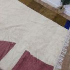 Handgeweven Marokkaanse Berber Tapijt - Kleurrijk Modern Blokpatroon (300X250 Cm) thumbnail 4