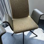 Set Van 2 Eetkamerstoelen. Duostoffering & Draaibare Zitting thumbnail 4