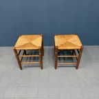 Set Hollandse Beukenhouten Krukken Met Biezen Zitting thumbnail 6