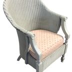 Vintage Lloyd Loom Fauteuil Met Armleuningen, Model Jacques 1Er thumbnail 4