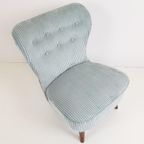 Vintage Artifort Theo Ruth Cocktail Fauteuil | Blauwe Rib thumbnail 3