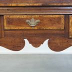Prachtige, Charmante Vroeg 18E Eeuwse Engelse Eikenhouten Kast/ Chest On Stand/ Highboy thumbnail 9