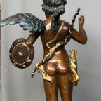 Bronzen Beeld Van Cupido. Massief Brons thumbnail 5