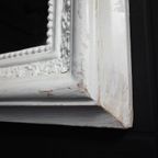 Grote Brocante Biedermeier Stijl Spiegel – Wit thumbnail 8