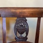 2 X Directoire Stoelen Frans Antiek thumbnail 14