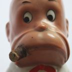 Vintage Goebel Porcelain Decanter Of Silent Sam, 1920S. thumbnail 13
